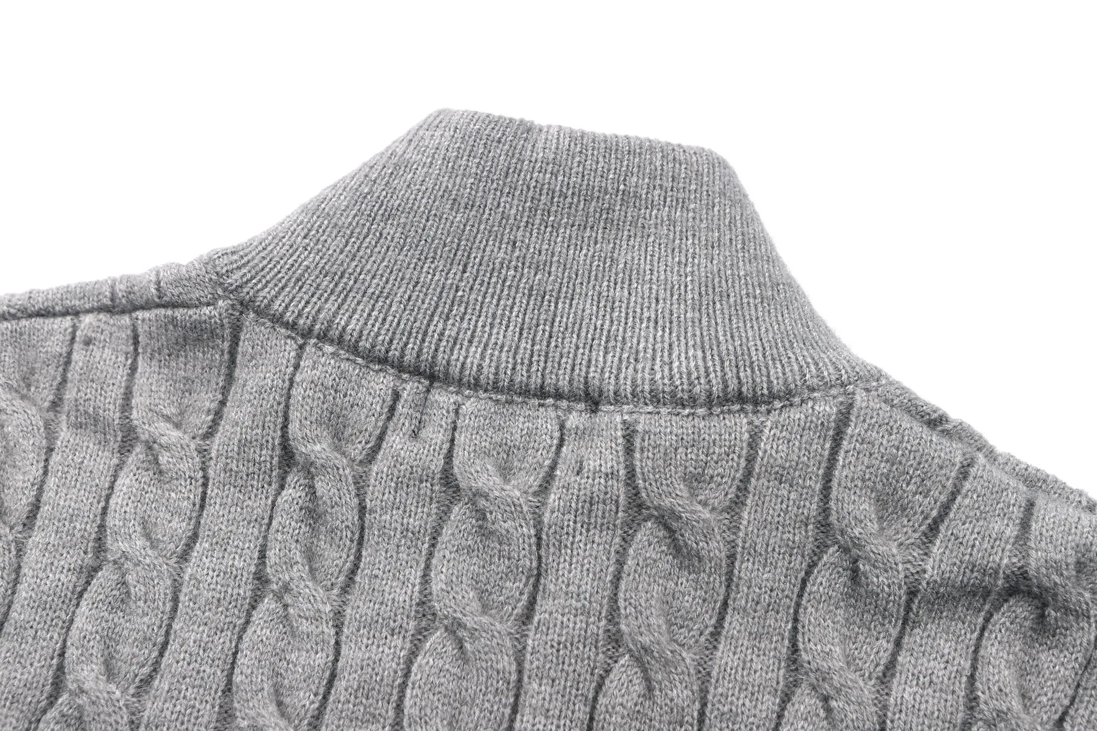 zp version [exclusive supply] Ralph Lauren 23FW embroidered logo thick twist knitted sweater. Authentic purchased and developed 100% cotton rough twist wool. Used Japanese imported (Shima Seiki) 7-knitting machine. Imported embroidery. Wool enzyme washing. Fitted version. Size: S M L
